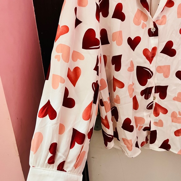 Pankh clothing heart print top ! - Picture 6 of 7
